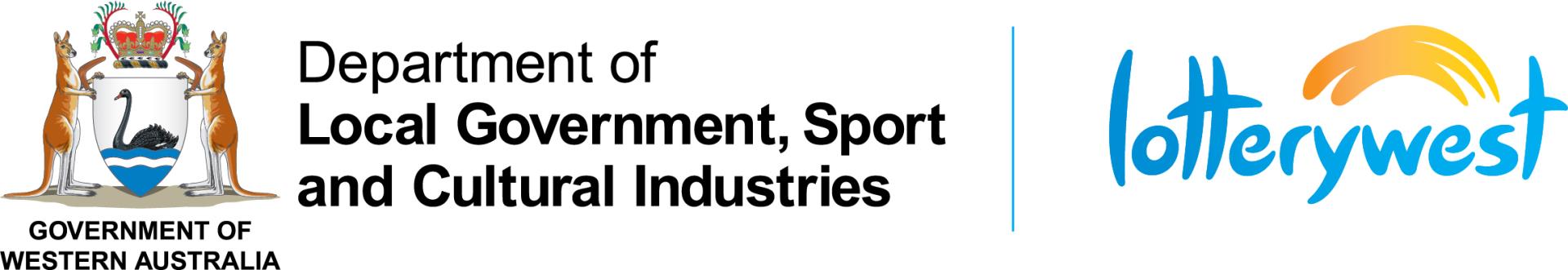 Department of Local Government, Sport and Cultural Industries and Lotterywest Logo