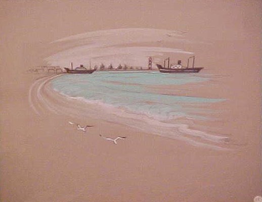 City Collection Elizabeth Durack - Ships in the Bay