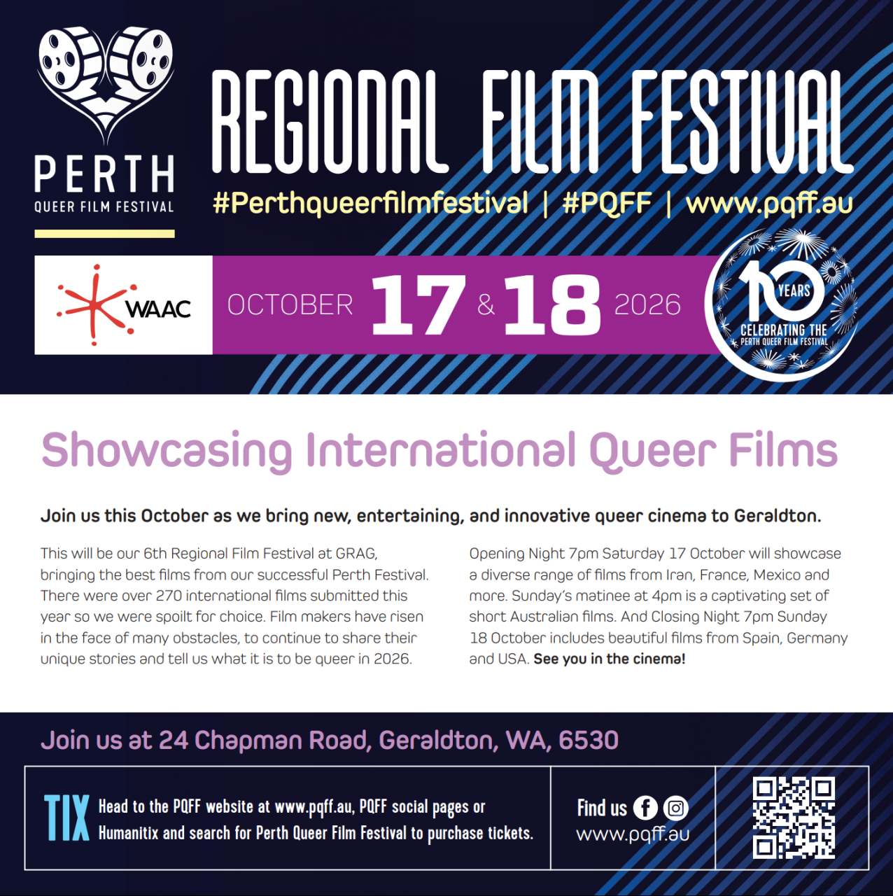 PERTH Queer Film Festival 2026