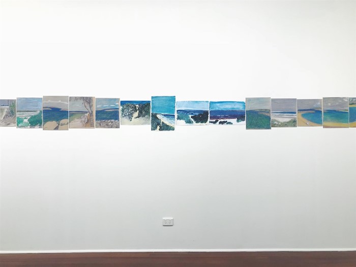 Image Gallery - Installation shot of Postcards From The Edge at the